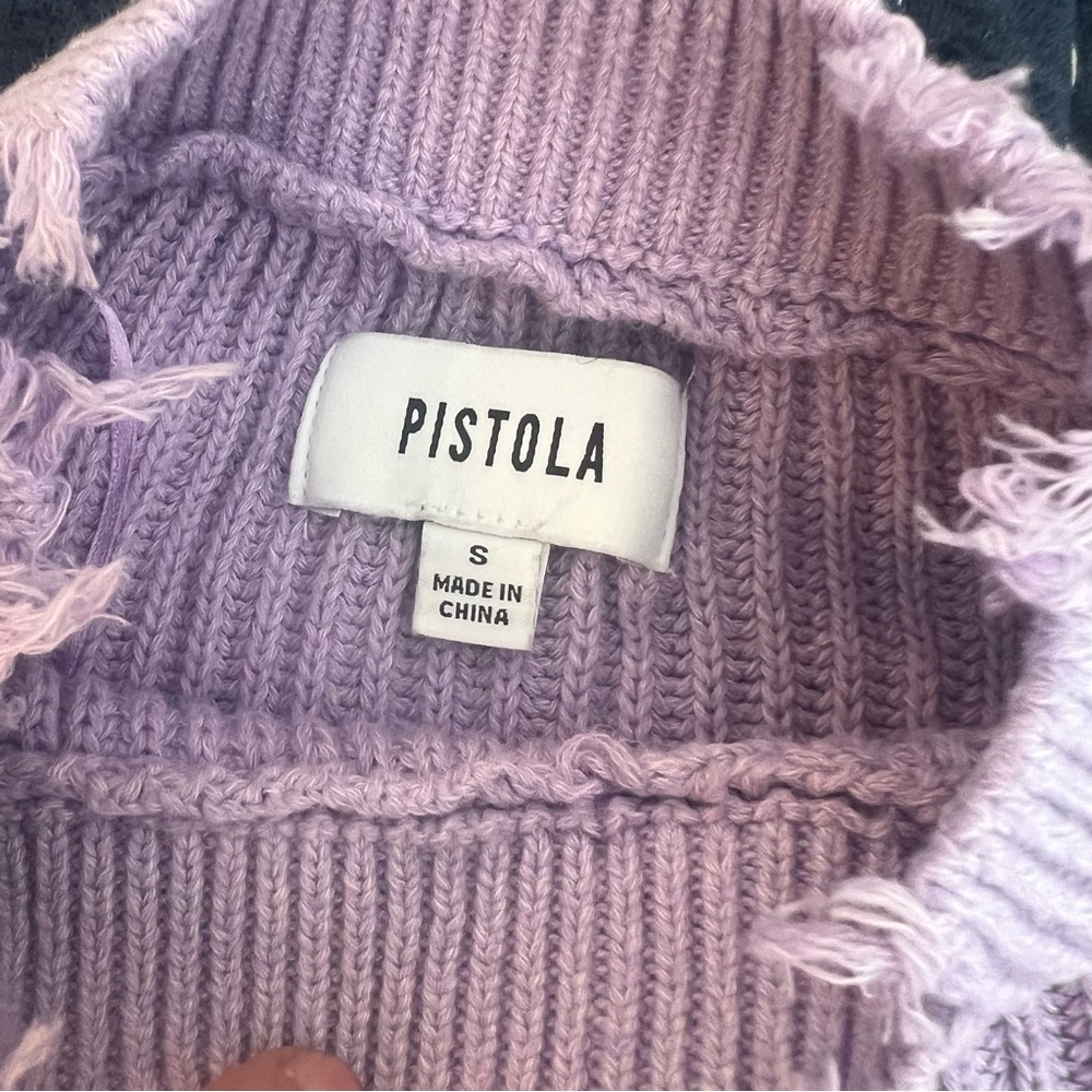 Pistola Women's Lilac Turtleneck Sweater